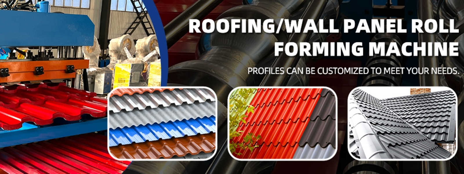 গুণ গ্লাসেড টালি রোল বিরচন মেশিন কারখানা