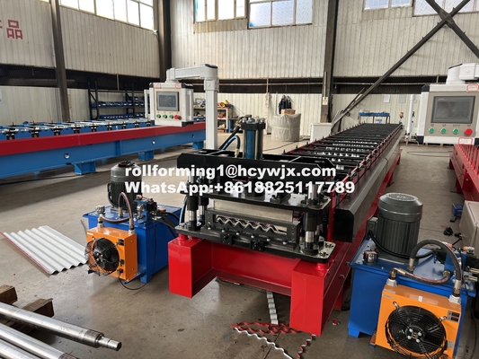 এইচ বিম মেশিন বেস সঙ্গে দক্ষ robust corrugated রোল গঠনের মেশিন