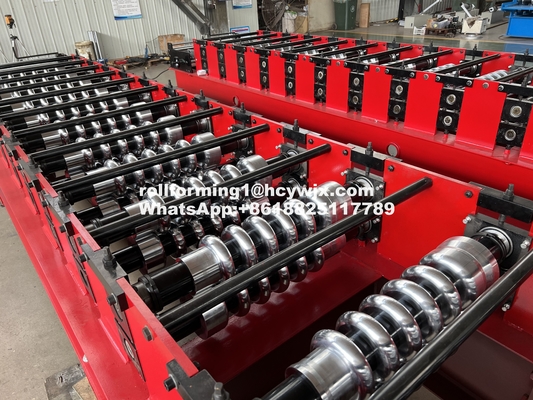 এইচ বিম মেশিন বেস সঙ্গে দক্ষ robust corrugated রোল গঠনের মেশিন