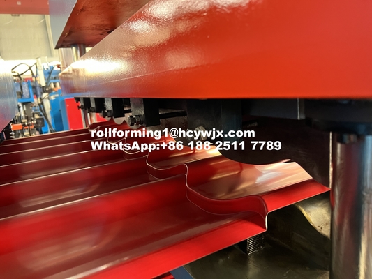 C15 এবং TR10-113 প্রোফাইল সহ ডাবল লেয়ার কোল্ড রোল ফর্মিং মেশিন