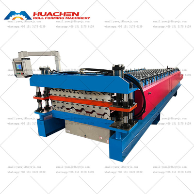 চীন ধাতু corrugated Ibr দস্তা ছাদ শীট ডাবল স্তর রোল গঠন মেশিন যথার্থতা