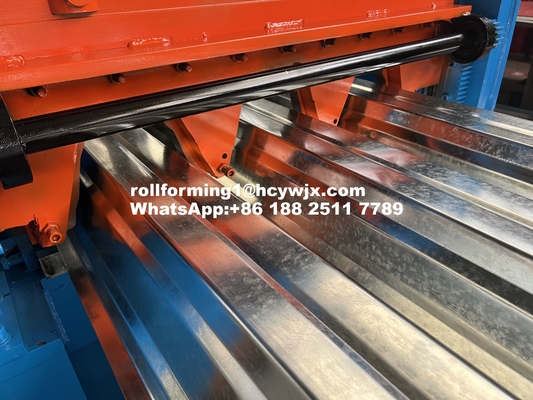 নির্ভরযোগ্য লোড ভারবহন শীট T153-40L-840 মেঝে Decking রোল গঠন মেশিন সঠিক