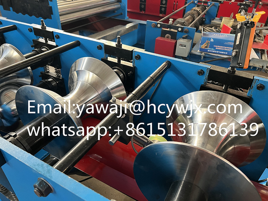 3 ফেজ 400mm রঙ ইস্পাত শীট ক্যাপ মেশিন / রোল ফরম সরঞ্জাম