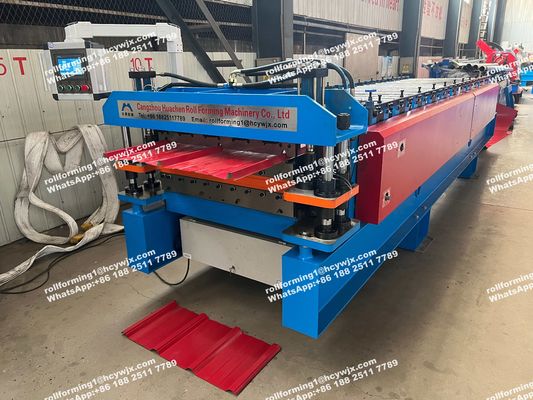 8-10m / Min Metal Roof Panel Double Layer Roll Forming Machine Automatic Type