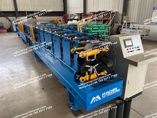 বৃত্তাকার রেইনস্পট রোল ফর্মিং মেশিন বৃষ্টির পানির ডাউনপাইপ / ওয়াটার পাইপের জন্য