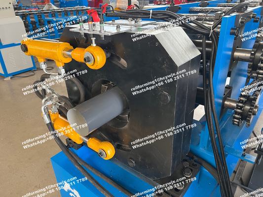 বৃষ্টির জল ইস্পাত ডাউন পাইপ রোল গঠনের মেশিন 333