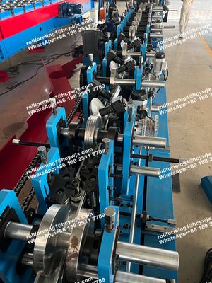 স্বয়ংক্রিয় 80 থেকে 300 মিমি নিয়মিত সি জেড পুর্লিন বিনিময়যোগ্য রোল ফর্মিং মেশিন