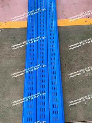 পিএলসি নিয়ন্ত্রিত স্প্যানড্রেল কালার কোটেড ওয়াল প্যানেল রোল তৈরির মেশিন, ০.৩-০.৬ মিমি পুরুত্ব এবং ১৫ সারির রোলার সহ