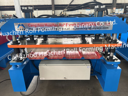 High-strength rolled wall panel forming machine with control system
