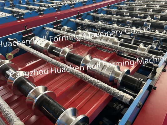 High-strength rolled wall panel forming machine with control system