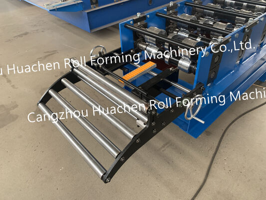 A tile-making machine / roof panel forming machine that uses metal coil rolling process