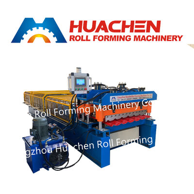 Steel Metal Roofing Sheet Crimping Wall Panel Curving Profile Tile Making Roll Forming Machine