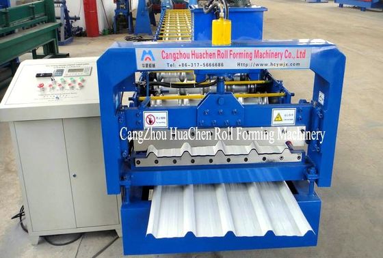 Automatical Steel Roof Panel Roll Forming Machine Cr 12 Cutting Blade