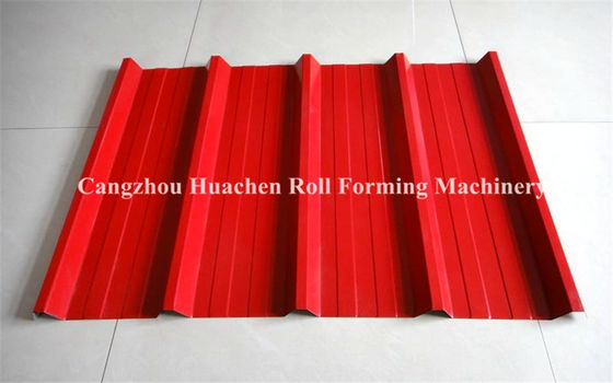 Trapezoidal Profile Roof Tile Roll Forming Machine 380V Customized