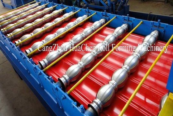 ধাতব শীট রোল গঠনের মেশিন 0.3 - 0.8 মিমি স্বয়ংক্রিয় জলবাহী কাটিং