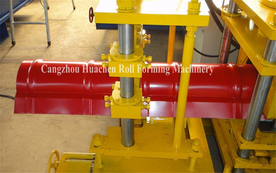 Galvanized New Type Ridge Cap Light Gauge Steel Roll Forming Machine with CE ISO