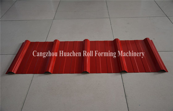 Trapezoidal Profile Roll Forming Machine With PLC Control System