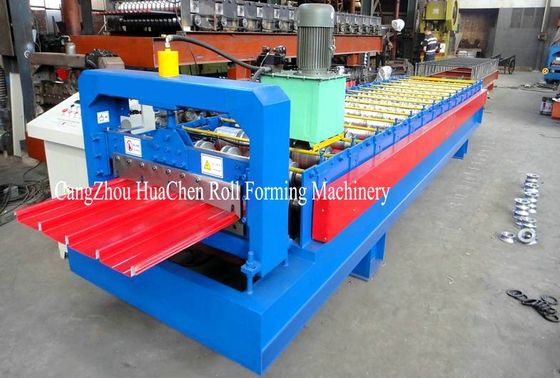 Steel Roofing Sheet Roll Forming Machine Aluminium / Galvanised