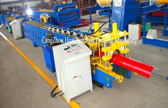 15 Rollers Steel Roof Ridge Cap Tile Roll Forming Machine ISO CE