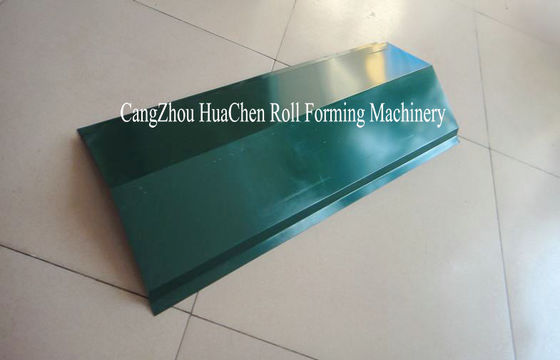 Commercial Roof Steel Ridge Cap Roll Forming Machine 10m/min