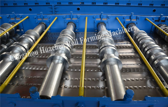 High Strength Steel Floor Deck Roll Forming Machine with 45 forge Steel