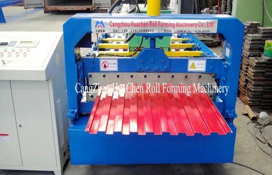 18 Groups Forming Roller Shutter Door Roll Forming Machine For Window / Door Frame