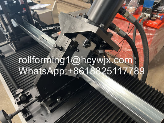 380v 50hz স্টাড এবং ট্র্যাক মেশিন 10 সারি Plc কন্ট্রোল স্টিল