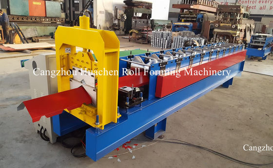 Chain Drive Ridge Cap Roll Forming Machine with Computer Control System