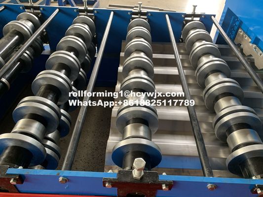 17.5x3kw চেইন ড্রাইভড কোল্ড রোল ফর্মিং মেশিন গতি 8-12m/Min