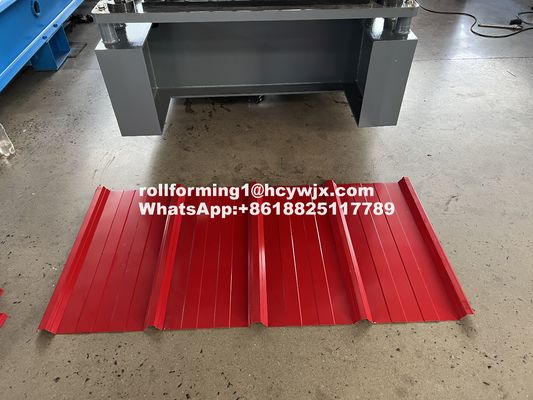 স্টোন লেপযুক্ত ছাদ ধাতু গঠনের মেশিন গতি 8-20m/Min