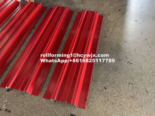 হাই স্পিড পিএলসি কন্ট্রোল ওয়াল প্যানেল রোল ফর্মিং মেশিন 15 মি / মিনিট