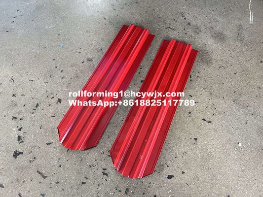 হাইড্রোলিক কাটিং পিএলসি নিয়ন্ত্রণ এবং 0.3-0.6mm উপাদান বেধ সঙ্গে বেড়া পিকট রোল গঠন মেশিন