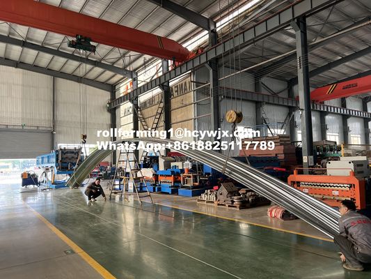 বড় স্প্যান কোল্ড রোল ফর্মিং মেশিন আর্কযুক্ত বোর্ড উত্পাদন