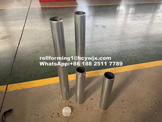 11.8mx0.78mx1.2m মেশিনের মাত্রা সহ পেশাদার ডাউনপাইপ রোল ফর্মিং মেশিন