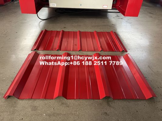 ৩৬ ঊর্ধ্বতন প্যানেল ডাবল ডেকার রোল ফর্মিং মেশিন