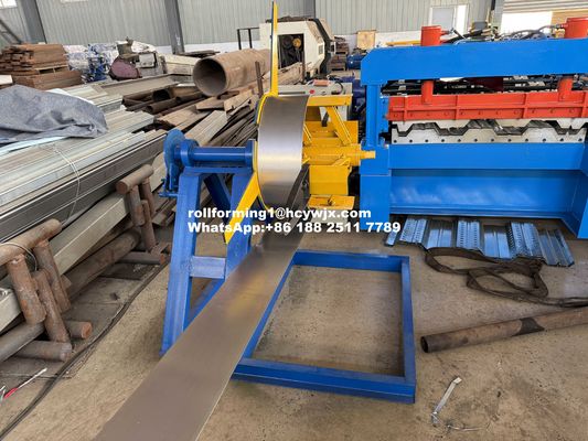 চেইন ট্রান্সমিশন শাটার ডোর রোল ফর্মিং মেশিন Cr12 কাটিং ব্লেড উপাদান সঙ্গে