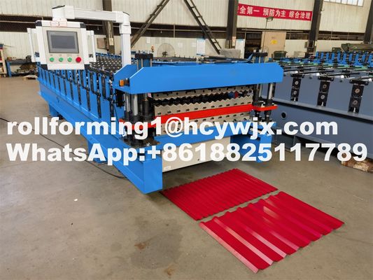 চিলি বাজারের জন্য স্বয়ংক্রিয় ডাবল লেয়ার রোল ফর্মিং মেশিন