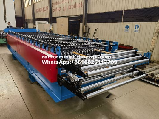 চিলি বাজারের জন্য স্বয়ংক্রিয় ডাবল লেয়ার রোল ফর্মিং মেশিন