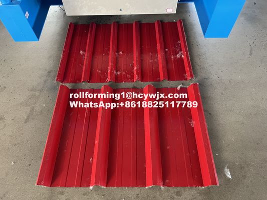 ধাতব ছাদ প্লেট জন্য 15-20m / মিনিট ডাবল স্তর গঠনের মেশিন