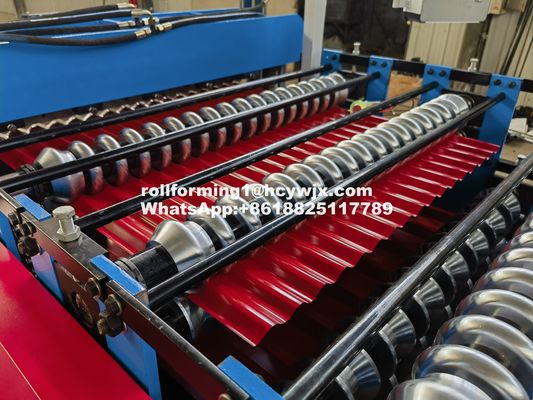 ৪ কেডব্লিউ রোল ফর্মিং মেশিন প্রধান শ্যাফ্ট ব্যাসার্ধ 70-80 মিমি