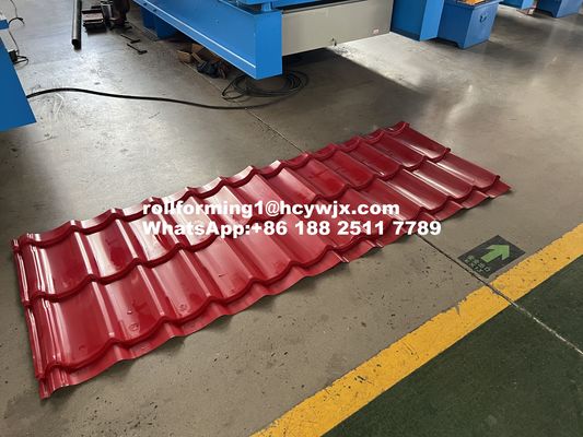 C15 এবং TR10-113 প্রোফাইল সহ ডাবল লেয়ার কোল্ড রোল ফর্মিং মেশিন