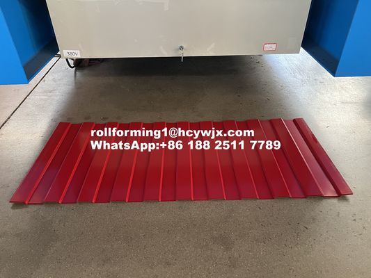 C15 এবং TR10-113 প্রোফাইল সহ ডাবল লেয়ার কোল্ড রোল ফর্মিং মেশিন