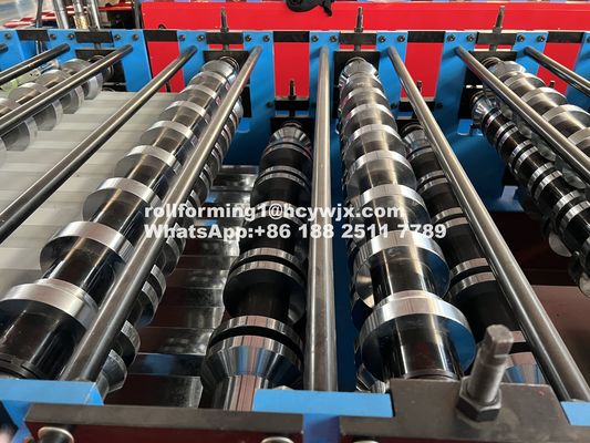 0.3-0.6mm 5.5KW পাওয়ার ডাবল লেয়ার রোল ফর্মিং মেশিন