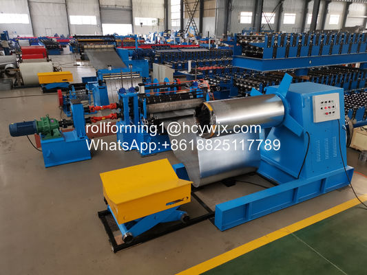 জিআই / পিপিজিআই কাঁচামাল কাটিয়া সঙ্গে ইস্পাত কয়েল কাটা লাইন