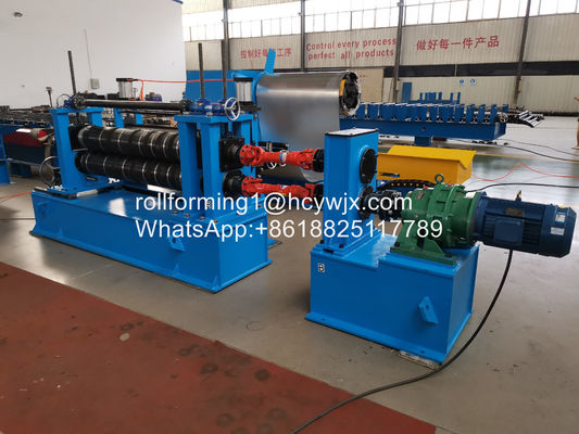 জিআই / পিপিজিআই কাঁচামাল কাটিয়া সঙ্গে ইস্পাত কয়েল কাটা লাইন