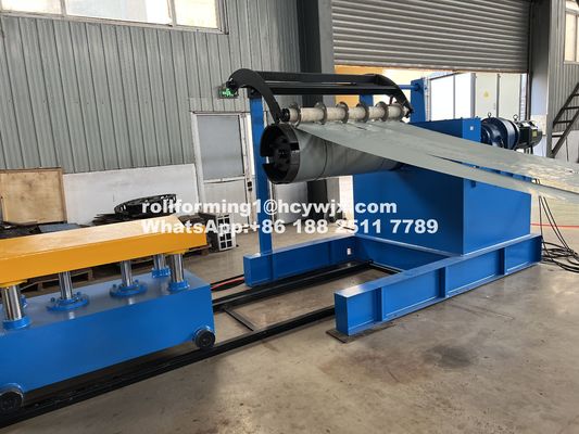 জিআই / পিপিজিআই কাঁচামালের জন্য পিএলসি নিয়ন্ত্রিত স্লিটার কাটার মেশিন