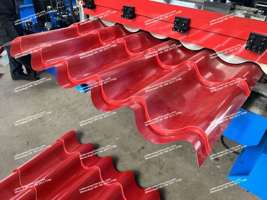 গ্লাসড টাইল রোল ফর্মিং মেশিনের জন্য পিপিজিআই রঙিন স্টিল জিআই উপাদান