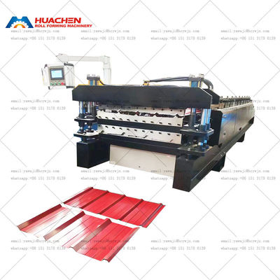 বিক্রির জন্য পিবিআর প্যানেল এবং এজি প্যানেল ডাবল-লেয়ার রোল ফর্মিং মেশিন