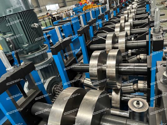 CZU M4Z/M4C Purlins রোল ফর্মিং মেশিন এক ক্লিক প্রোফাইল আকার পরিবর্তন