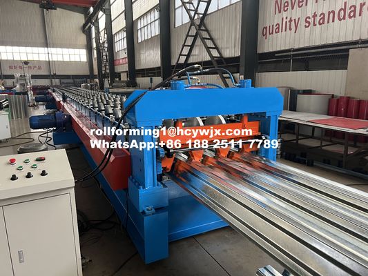 নির্ভরযোগ্য লোড ভারবহন শীট T153-40L-840 মেঝে Decking রোল গঠন মেশিন সঠিক